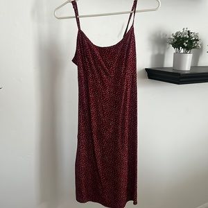 Red Floral Brandy Melville Dress